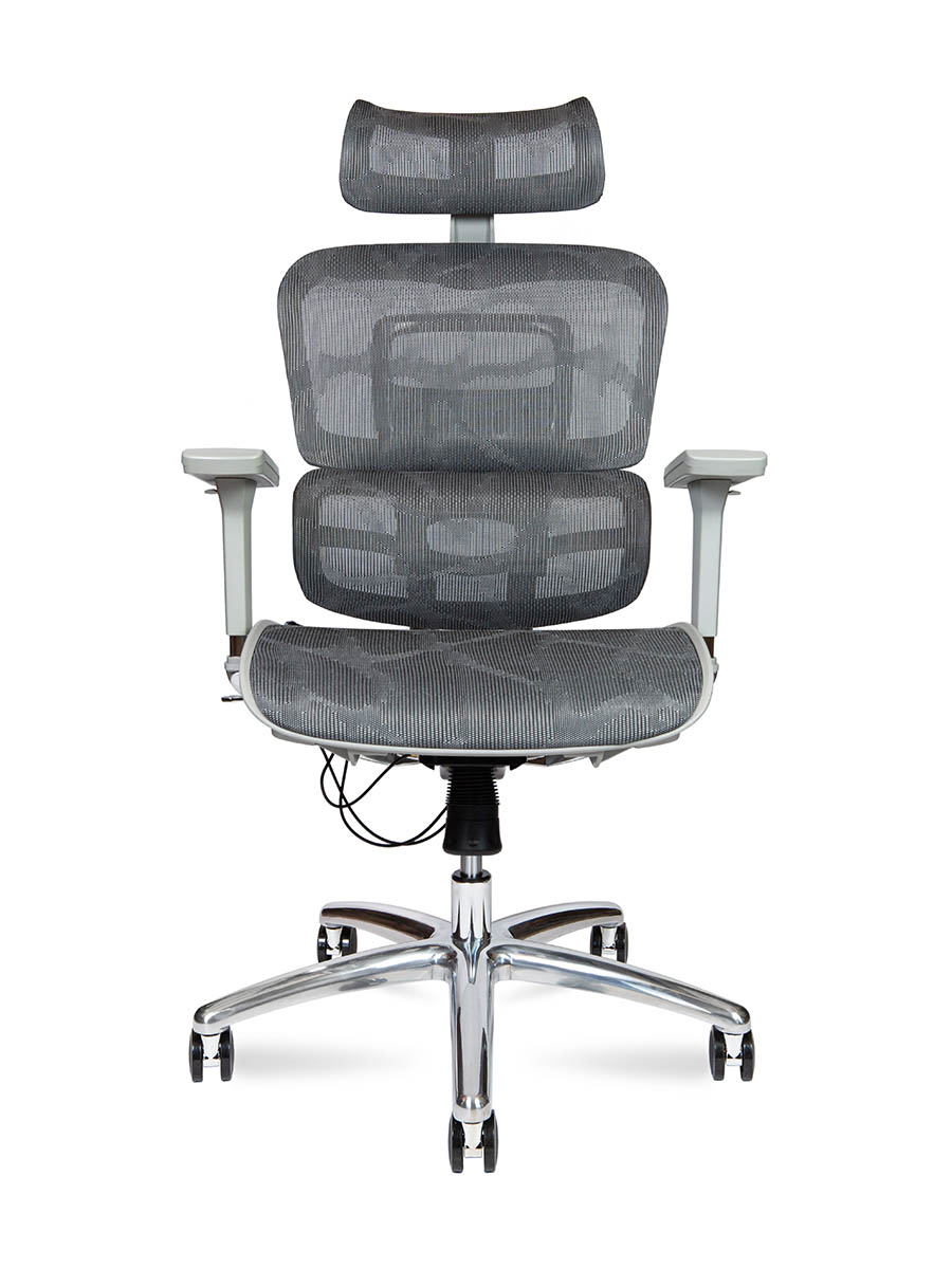 Кресло для руководителя Norden Крон / Kron aluminium grey